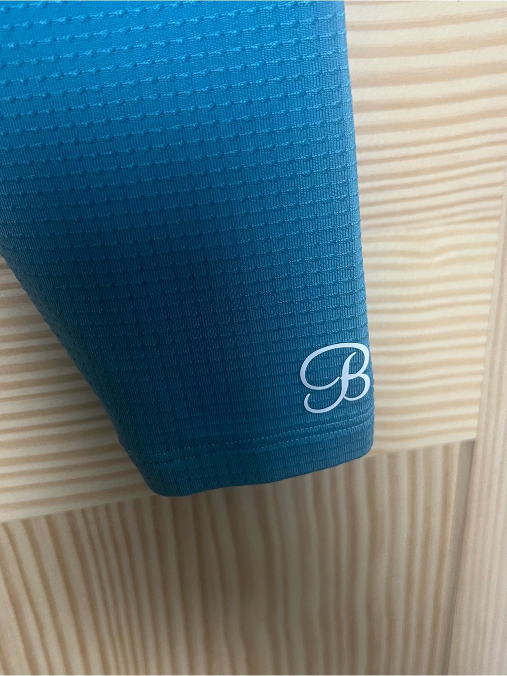 BOMBSHELL SPORTSWEAR-Perform Thigh Highs Leggings Teal Size XL - Picture 4 of 6